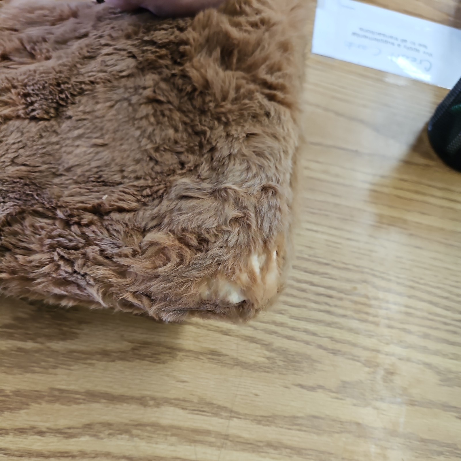 Vintage Genuine Kangaroo Fur Purse With Handle by Morella Western Australia