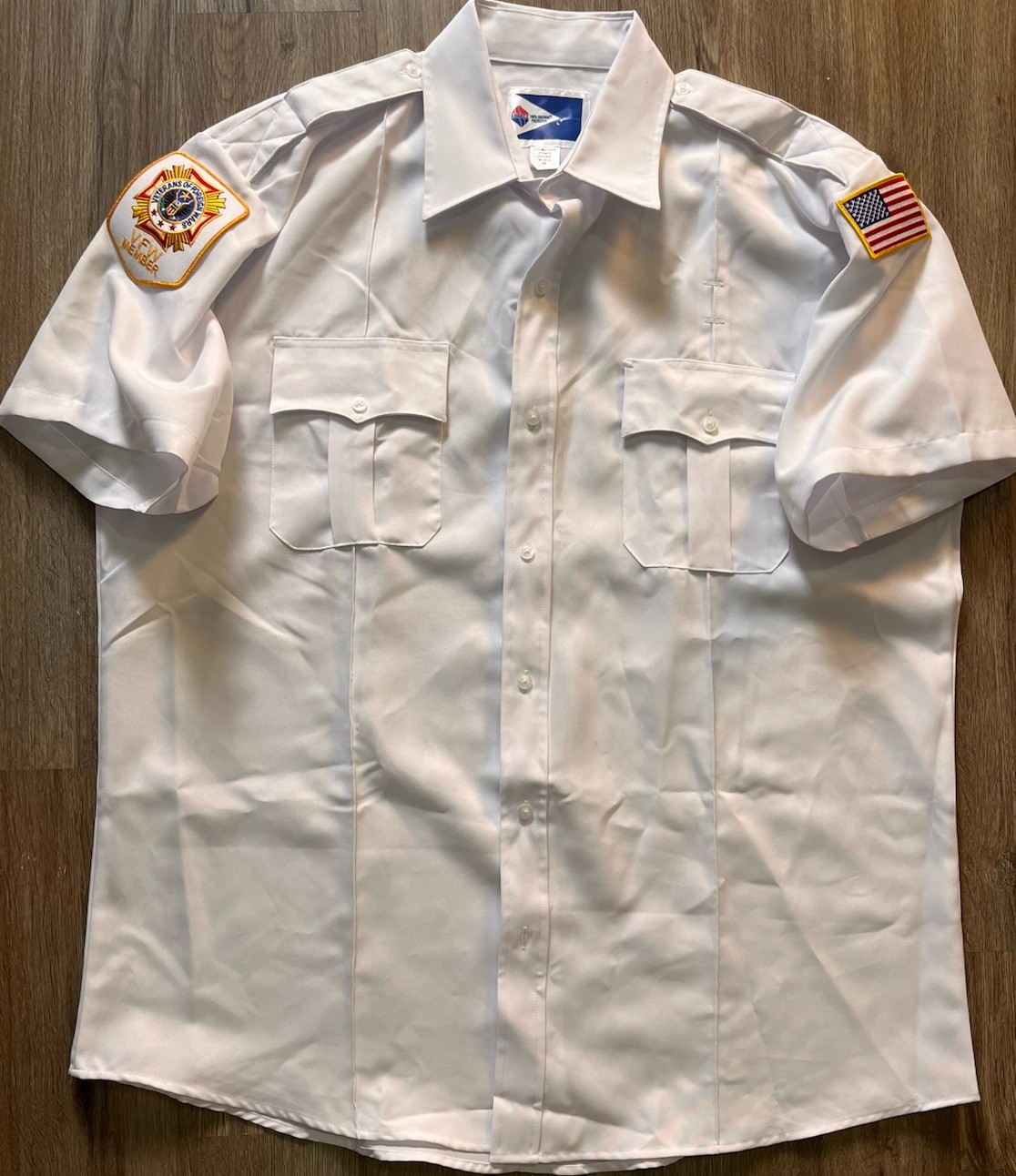 Vintage Liberty Collection Buttonup Shirt Size XXL Veterans Of Foreign Wars
