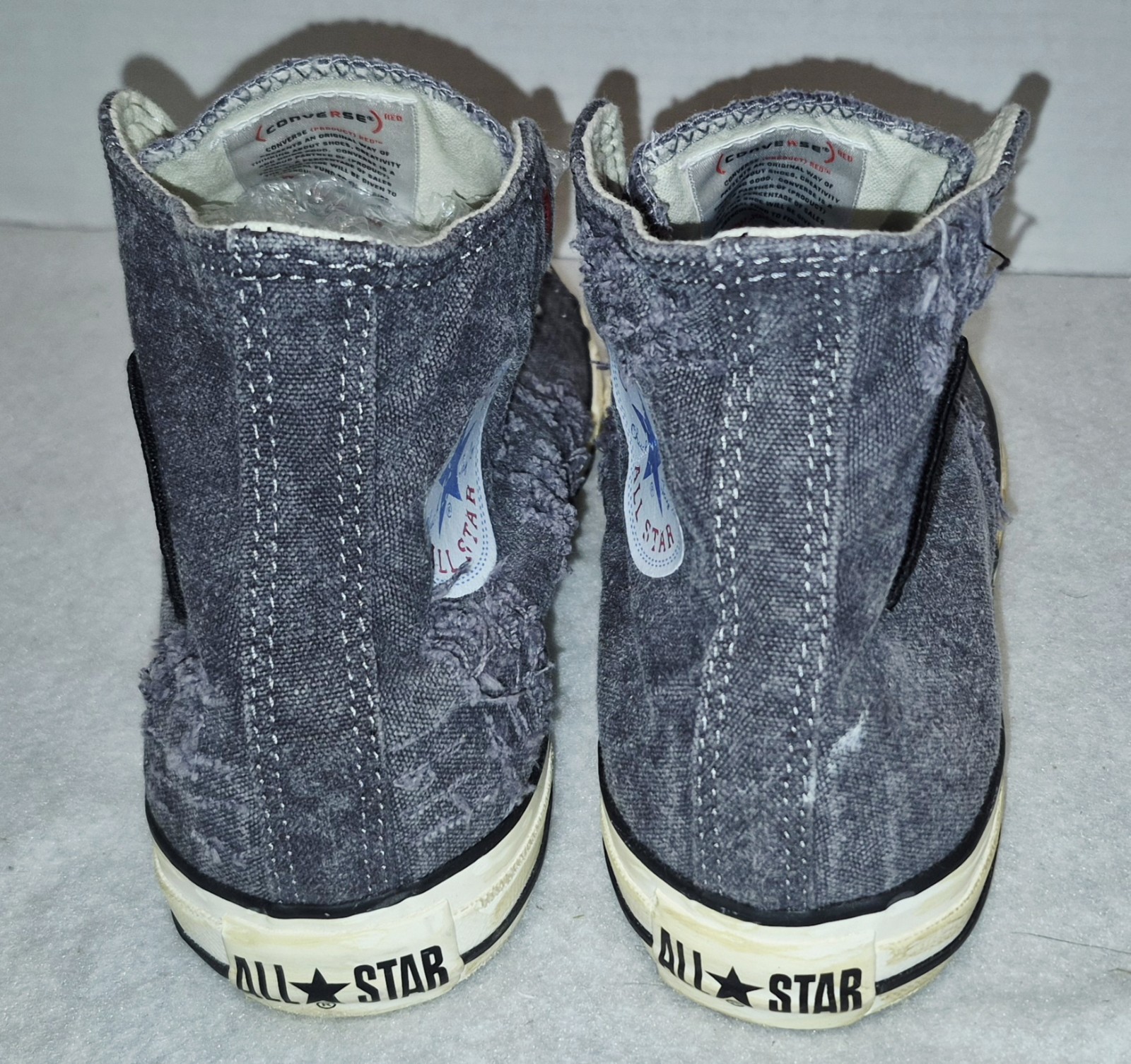 2007 CONVERSE RAMONES PROJECT RED High Tops Mens Size 6 Women’s 8 RARE!