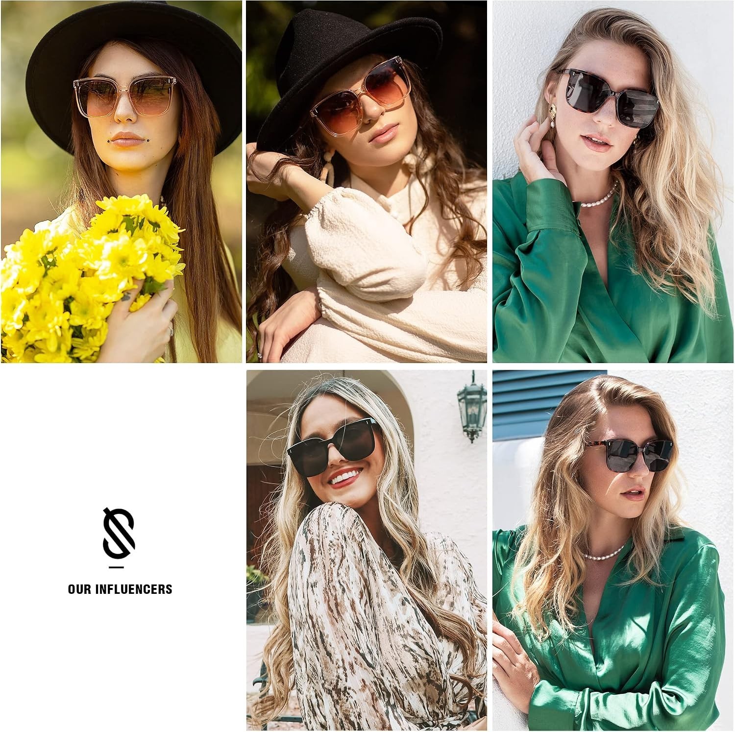 Fashionable Full-Frame Square Sunglasses for Outdoor Activities – UV Protection