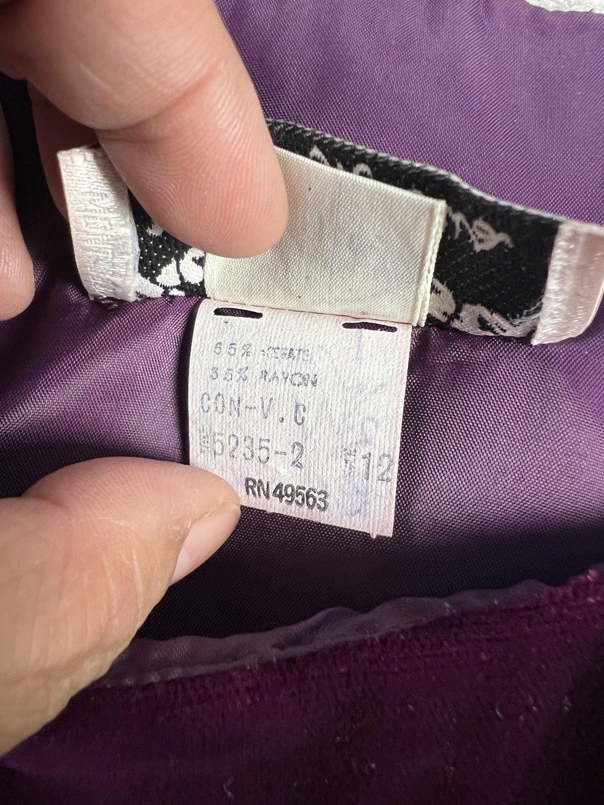 Vintage VICTOR COSTA for Neiman Marcus Dress 12 Dropped Waist Burgundy Velvet6