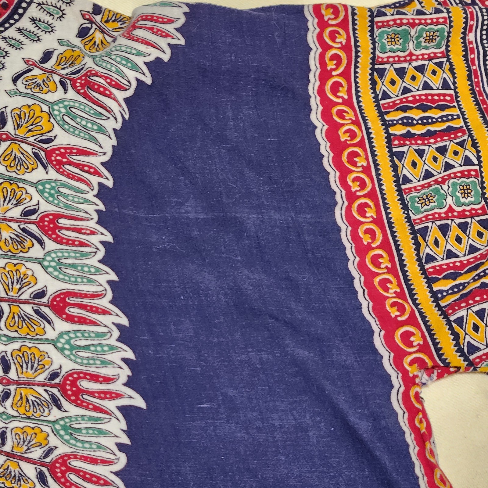 Vintage Cotton Gauze Classics India Dashiki Angel Wing Top festival hippy boho