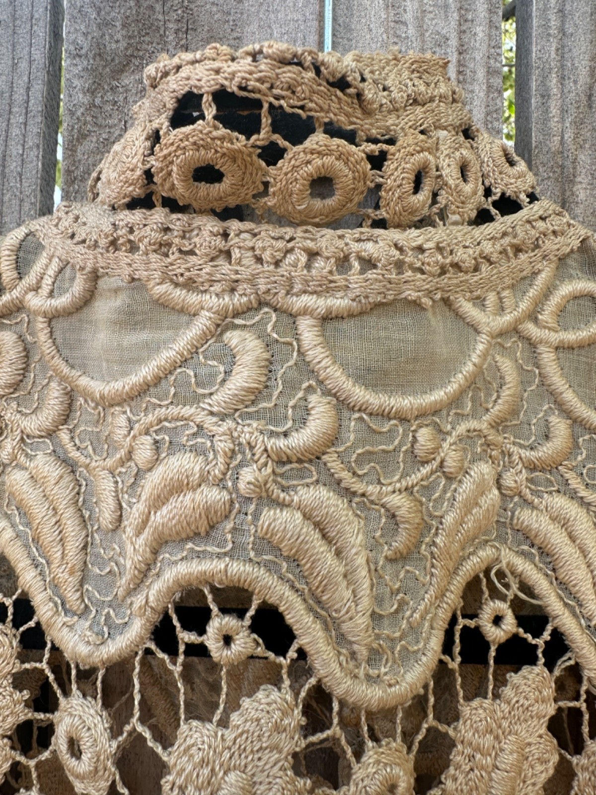 Edwardian Hand Made Irish Crochet Lace and Velvet Blouse Bodice Rare Antique
