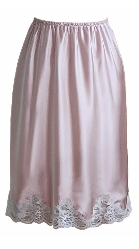 Women’s Rochelle Satin Half Slip-Blush-Large