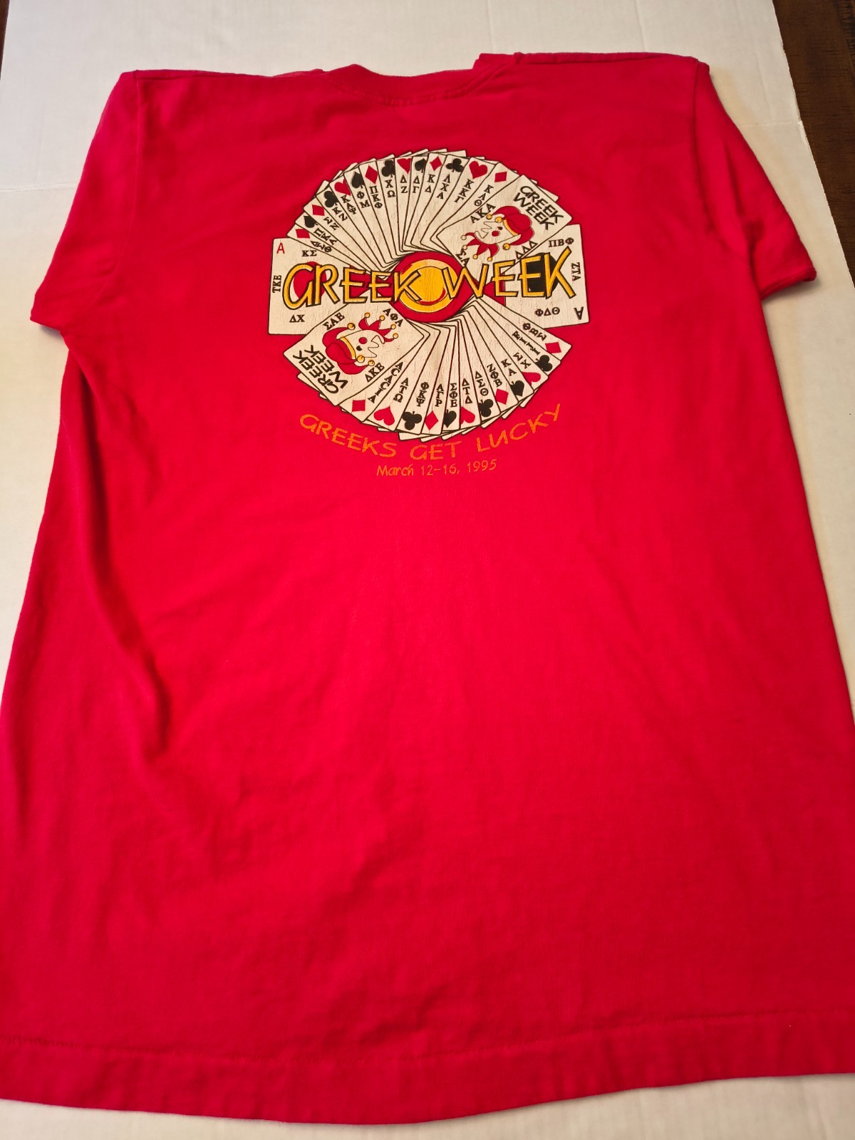 Vintage Single Stitch ’95 Greek Week LSU T Shirt – Fruit of the Loom USA