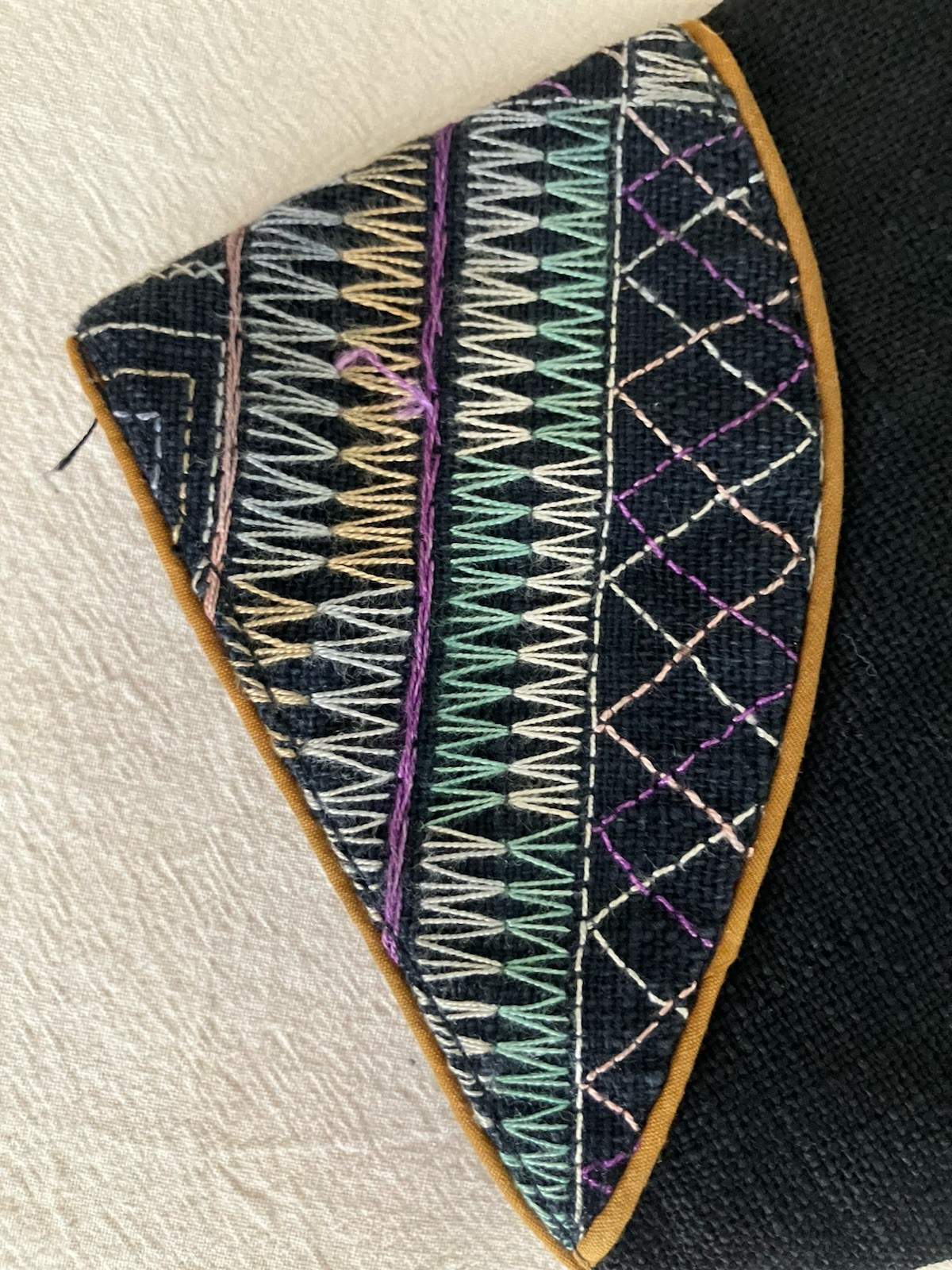 Unisex Adult South American Embroidered Handmade Jacket Size Large