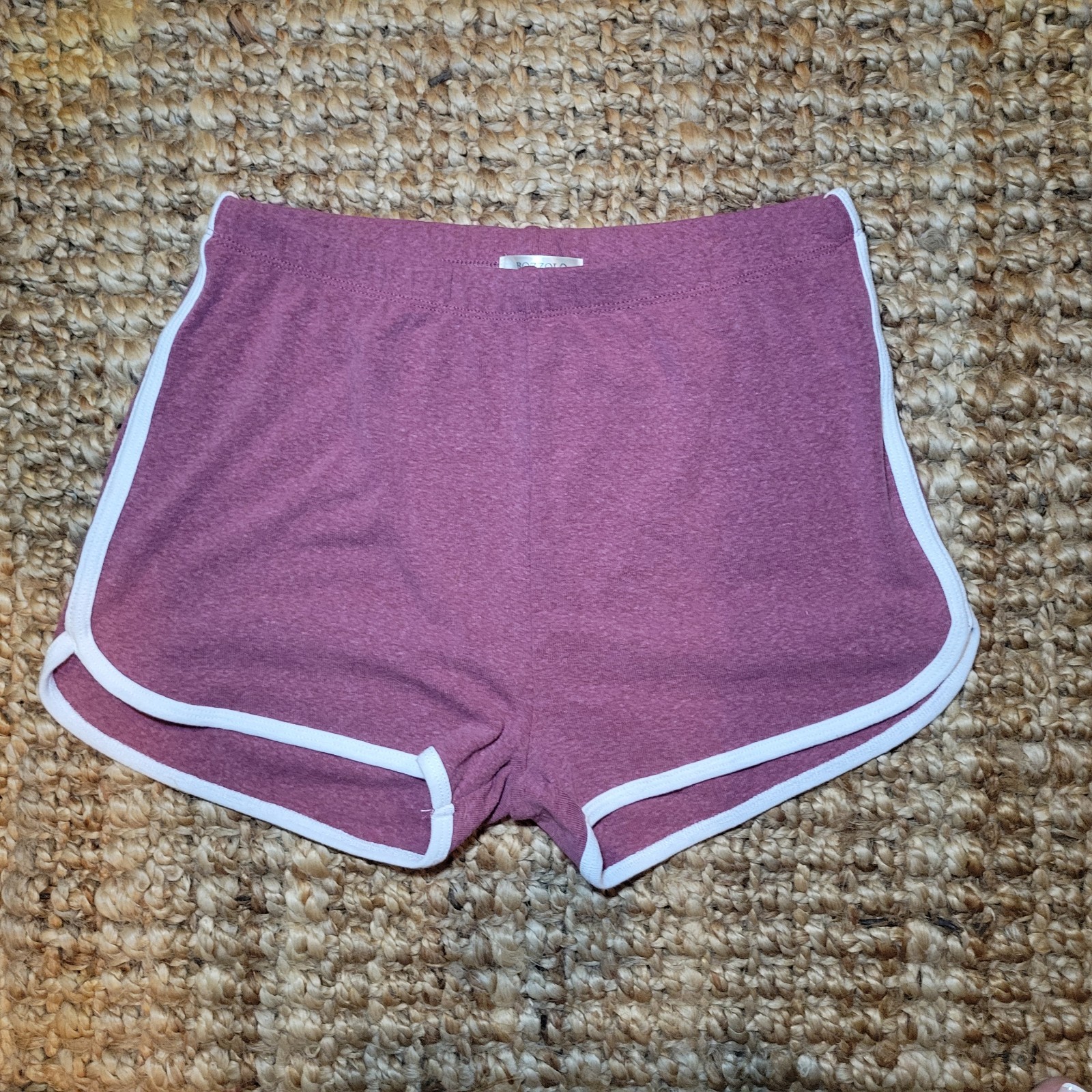 Dolphin Shorts Interlock Running White Varsity Trim Retro Gym Vintage 70s Small