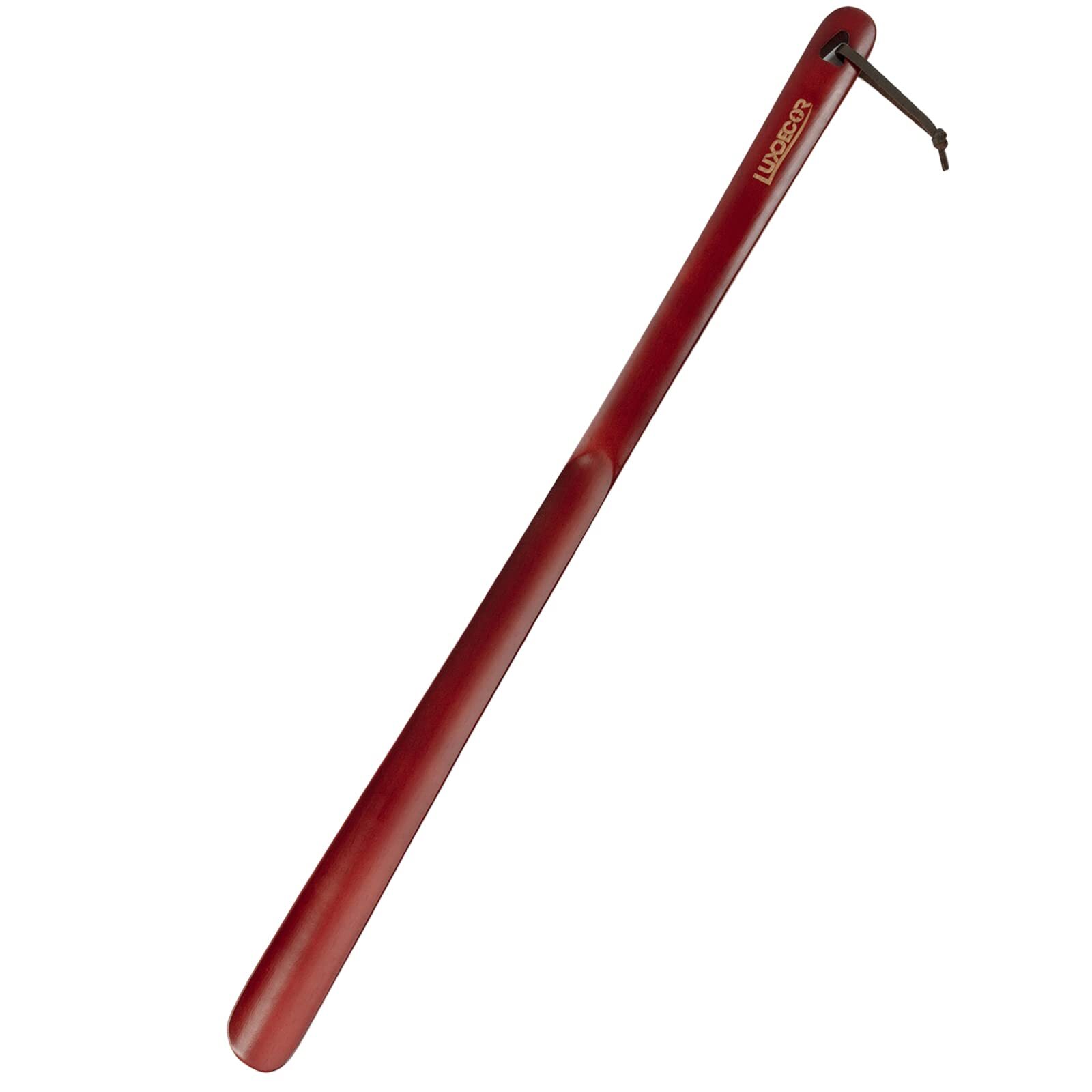 24in Long Handled Wooden Shoehorn Boot Jack Shoe Helper Seniors Men Women