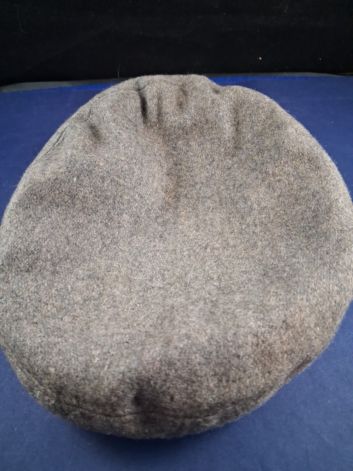 Vintage Greek Fishermans Hat Made In Greece 7 1/2 Fitted Wool Captain *18FB