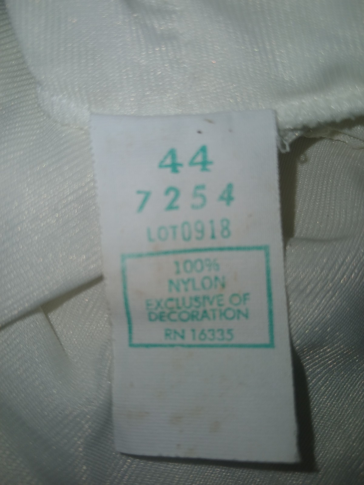 Vintage Full Slip Plus Size 44 Pinehurst Lingerie White Made in USA