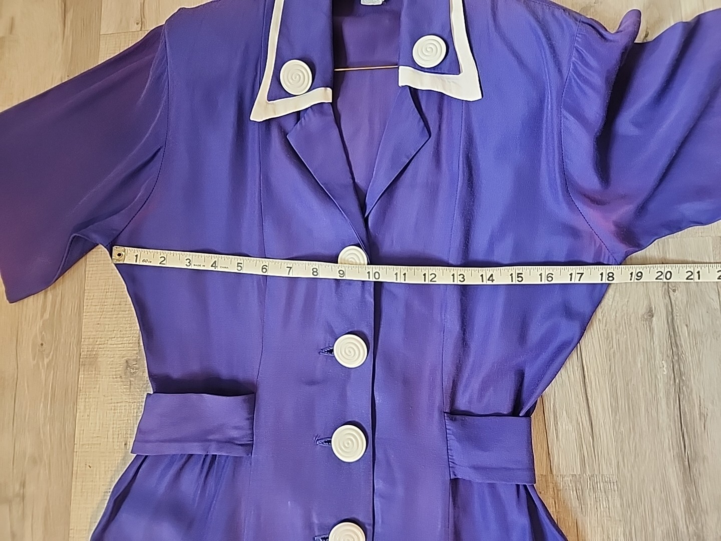 Vtg 80s Secretary Geek Dress ILGWU Label By SCARLETT Sz7