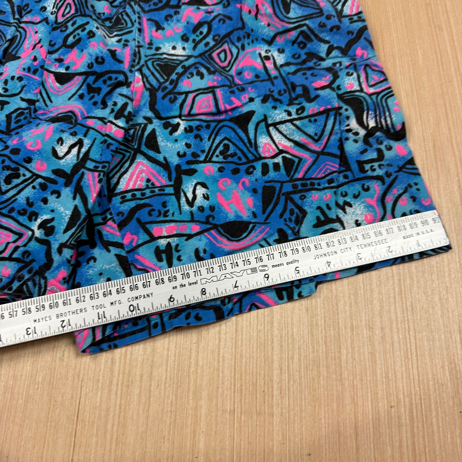 Vintage 80s aop Funky Tribal Shorts All Over Print Large fresh prince Surf 90s