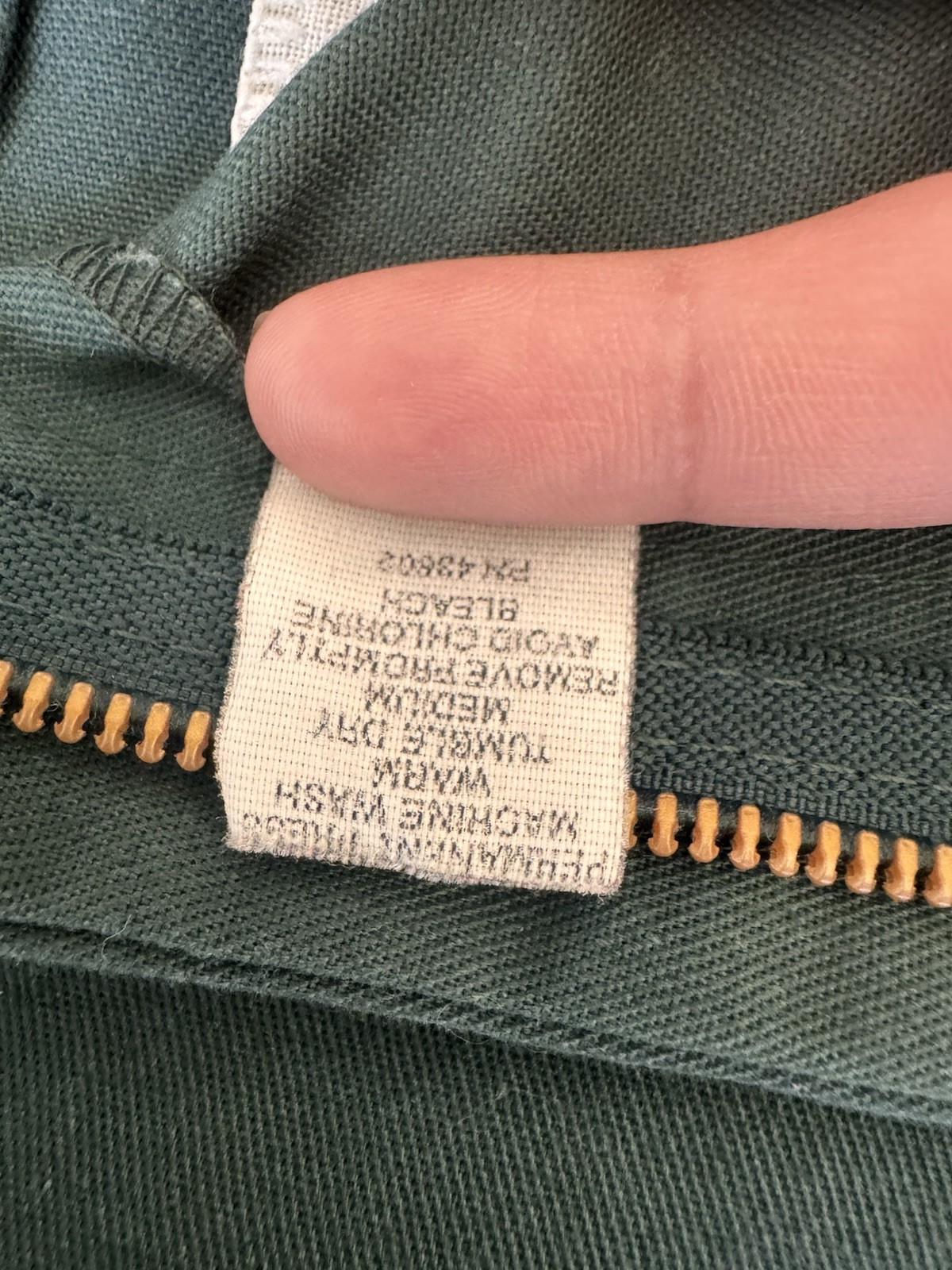 Vintage Green 70s Big Yank Magic Twill Work Pants 32×30