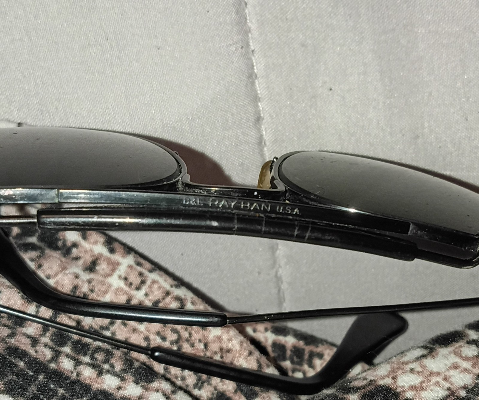 Vintage Ray-Ban B&L Bausch & Lomb Classic Outdoorsman Black Sunglasses With Case