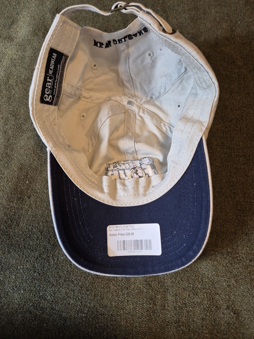 2012 NCAA Final Four New Orleans Adjustable Hat Cap LOGOS KY Lousiville KS OH