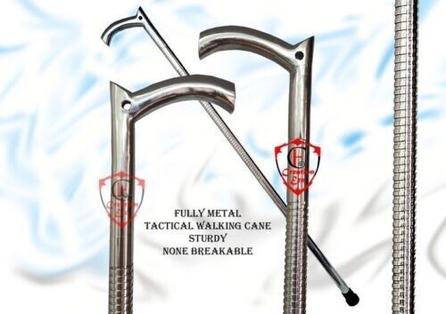 Stylish Stainless Stick Walking Cane The Remarkable V Handle Handmade Designer