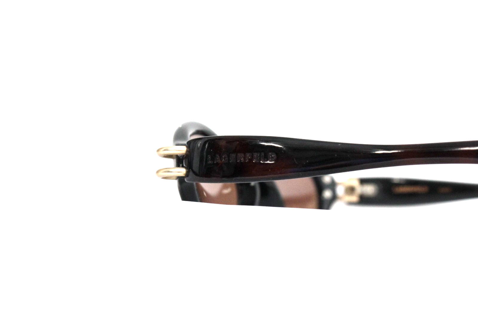 Lagerfeld 4132 31 C3, Vintage 90s beige Steampunk Oval Frames