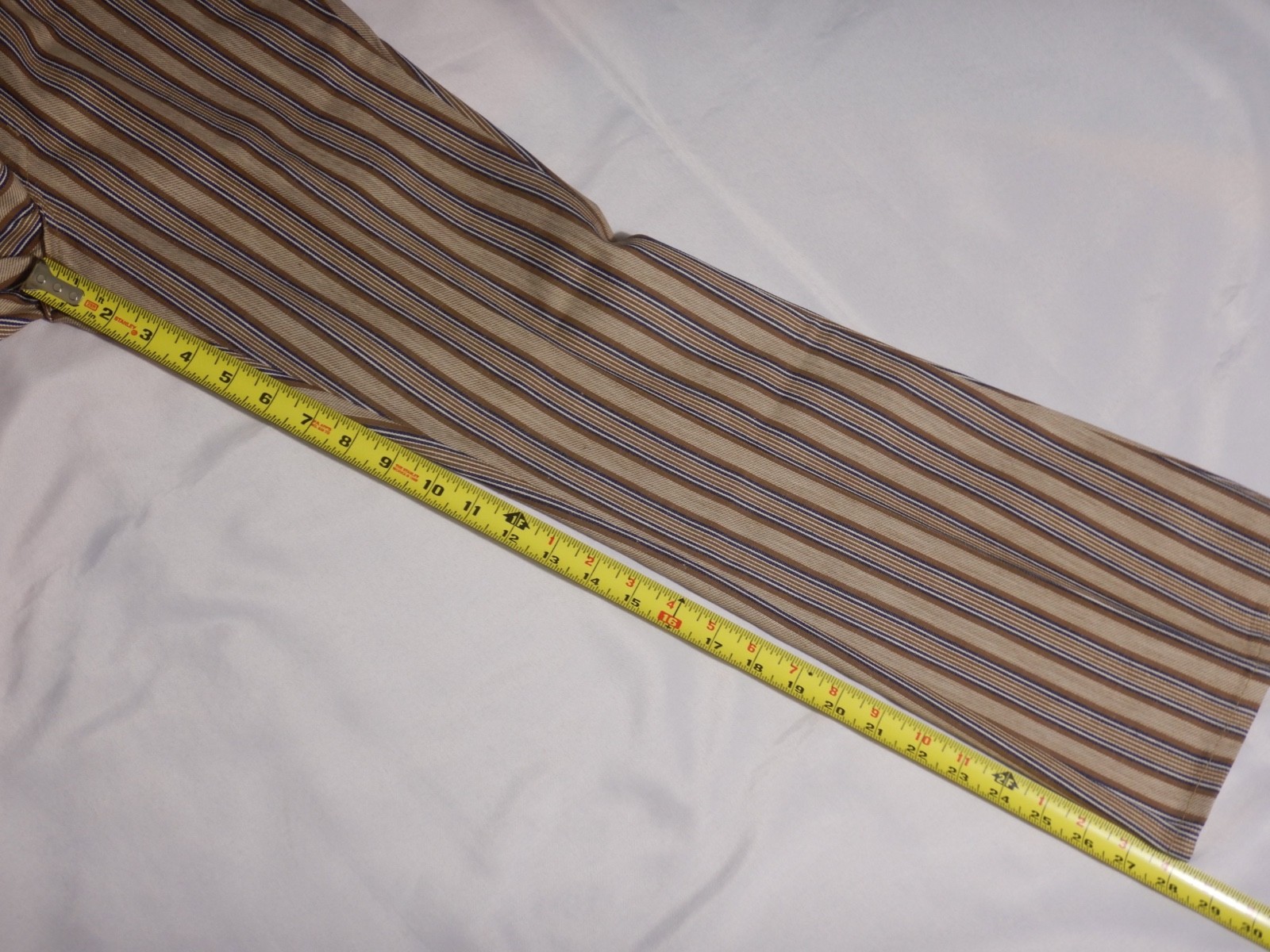 DEADSTOCK Vintage 1970s BIG YANK Striped Bell Bottom Pants Size 28 X 29