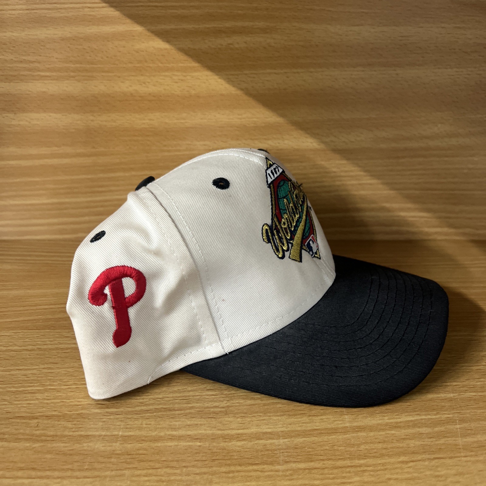 Vintage Rare 1993 World Series Philadelphia Phillies Logo 7 Snapback Hat