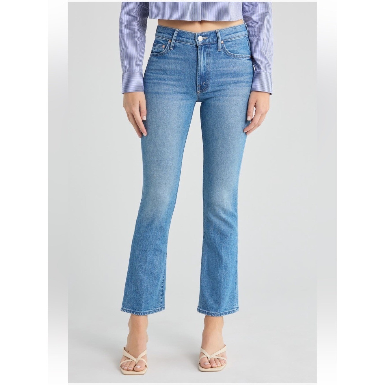 NWT MOTHER SUPERIOR Outsider FlareJeans SZ 30 in FIELD TRIP