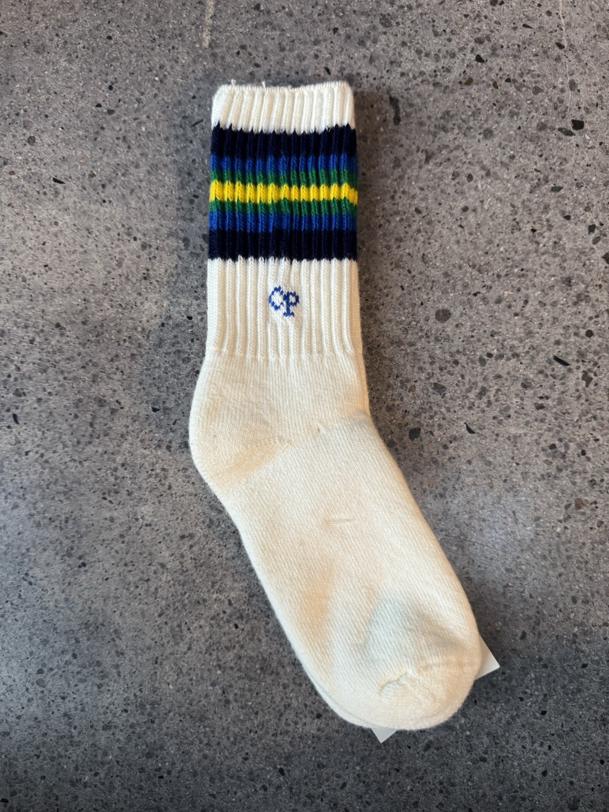 Vintage Ocean Pacific OP Socks NWT Retro 70s 80s Striped Tube Crew Skate Surf