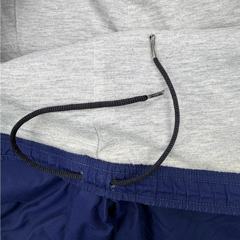 Vintage Nike Track Pants Mens Blue Black Zip Pocket Lined Y2K 90s Athletic XL