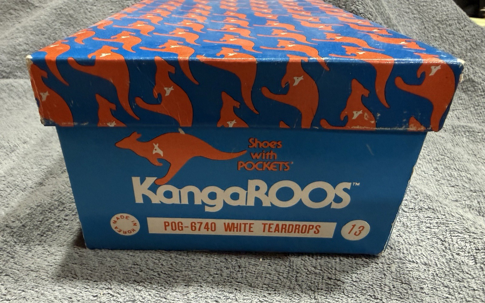 1980 Vintage KangaROOS Tennis Shoes Sneakers SHOE BOX! BOX ONLY