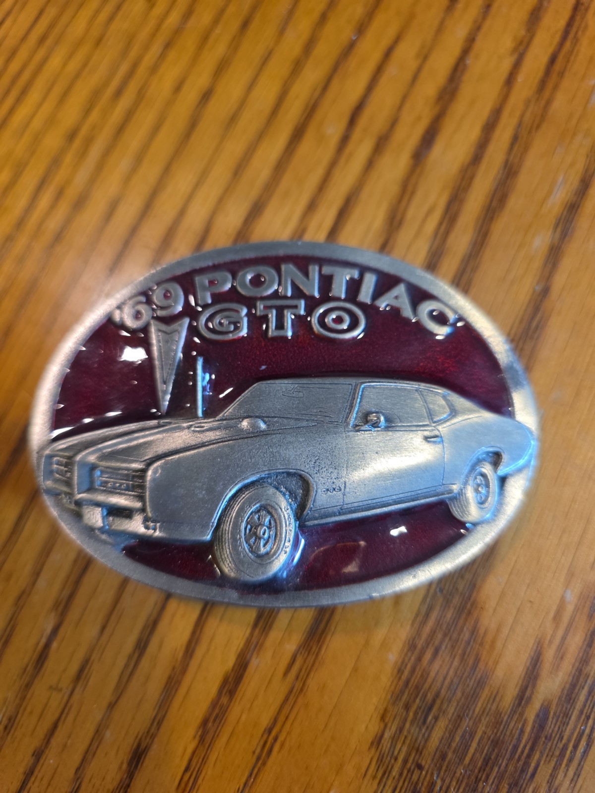 New Vintage 1992 Pontiac 69’ GTO Belt Buckle Made In The USA