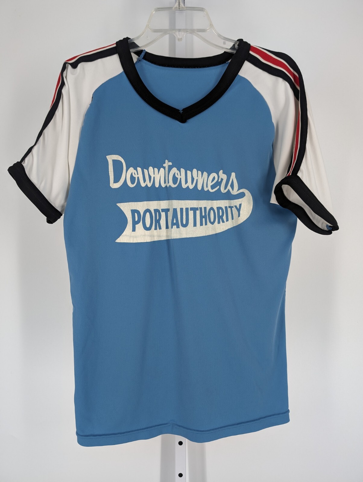 NYC Vtg 60s 70s Port Authority Work Rec League Baseball Shirt L Unionmade Felco