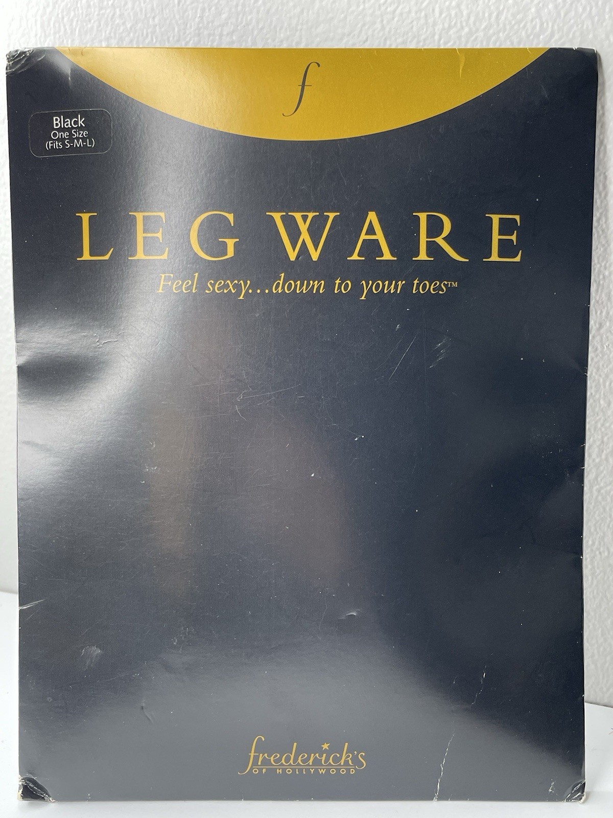 Vintage Frederick’s Of Hollywood Pantyhose Size S/M/L Black New Fishnet One Size