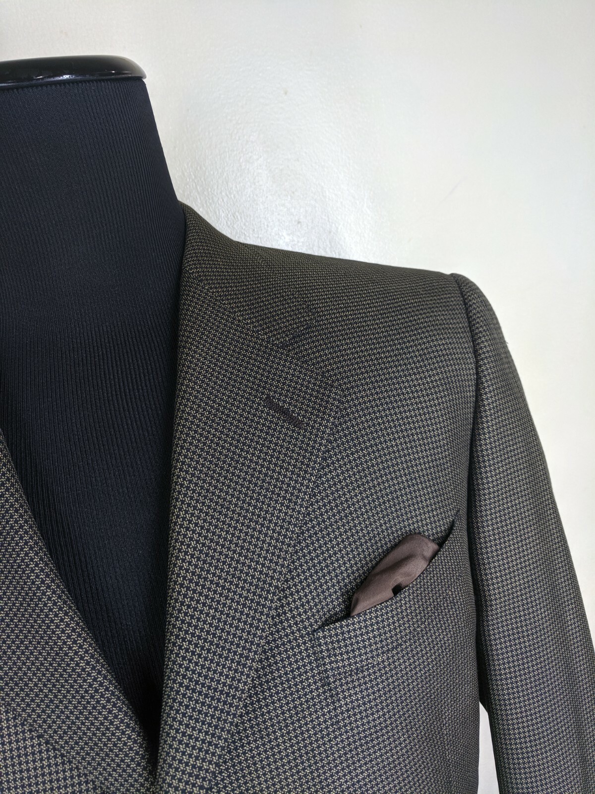 Canali Vintage Made In Italy Silk & Wool Blazer 3 Btn Side Vents US Size 46 Reg