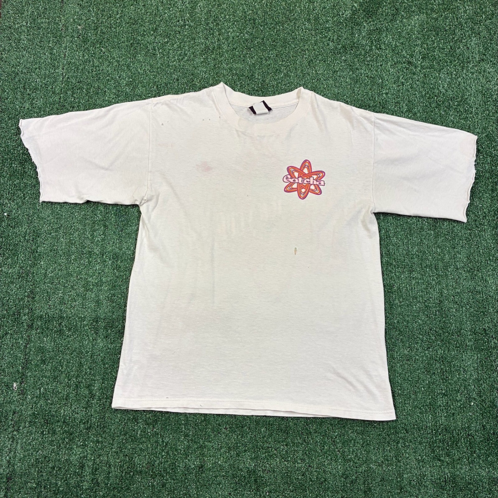 Vintage 90s Gotcha Psychedelic “Clotnes for your trip” Surf T-shirt