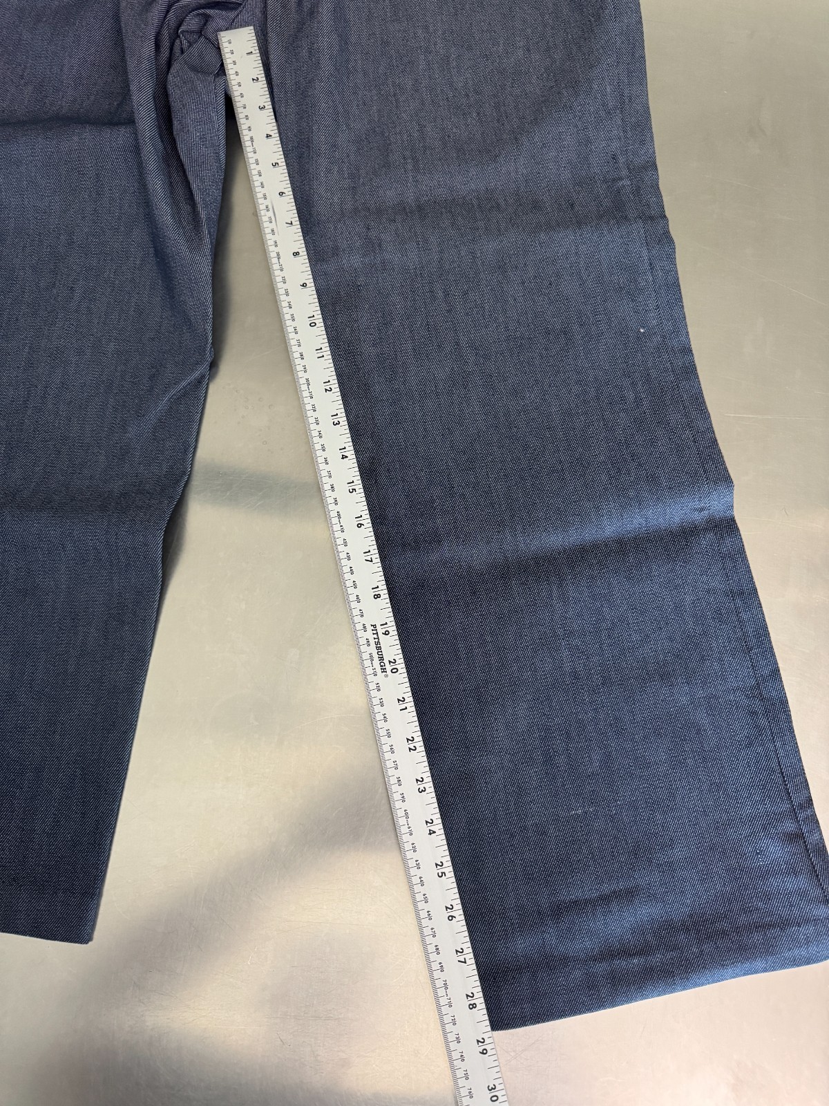 Vintage Deadstock Jeanie by Blue Bell Trousers Navy 32W Made in USA