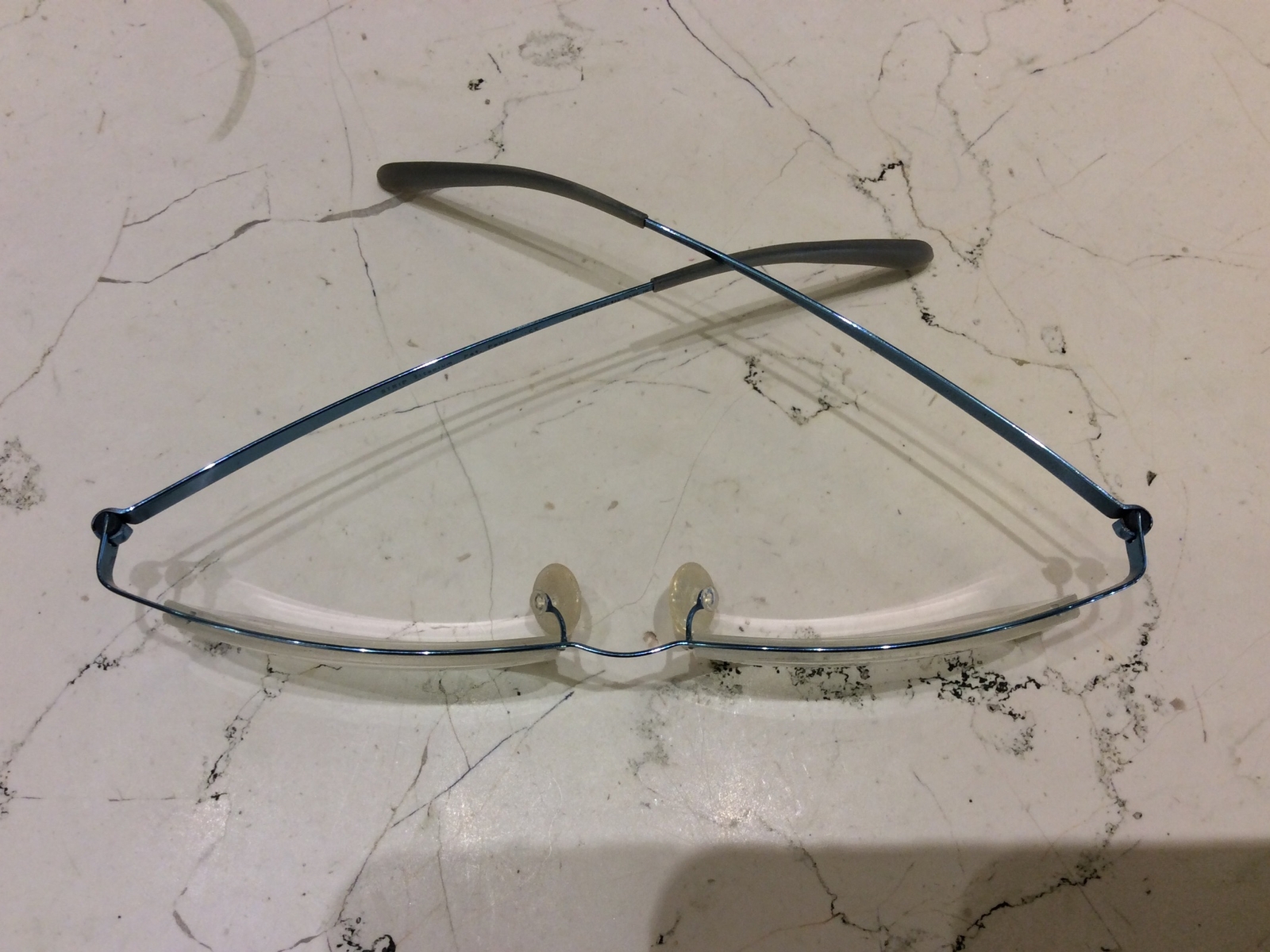 Lindberg Strip Titanium 7125 Glasses New Nilor 49-17 Blue -60%