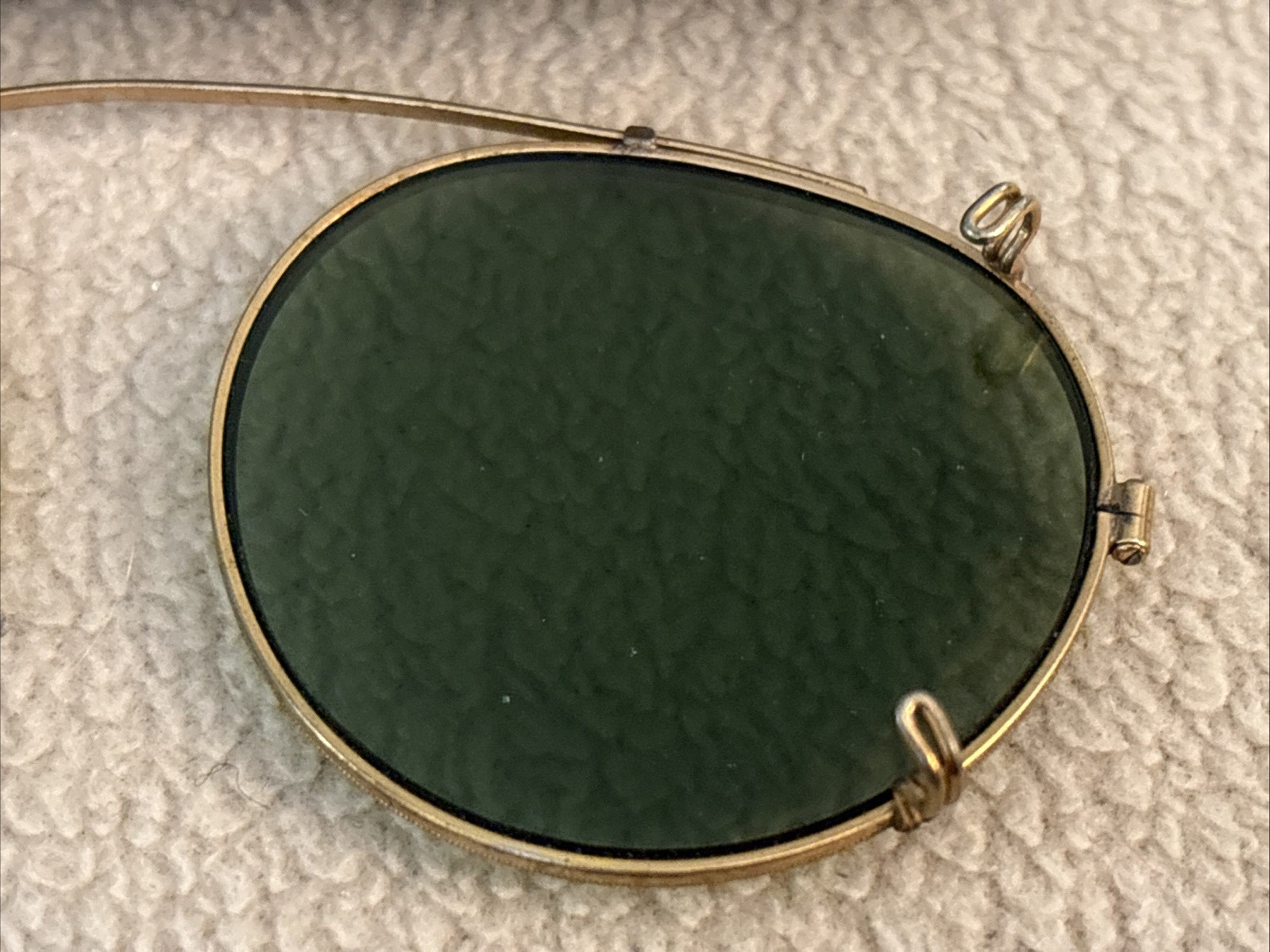 Vintage 1930’s Clip-on SUNGLASSES in Hard Case