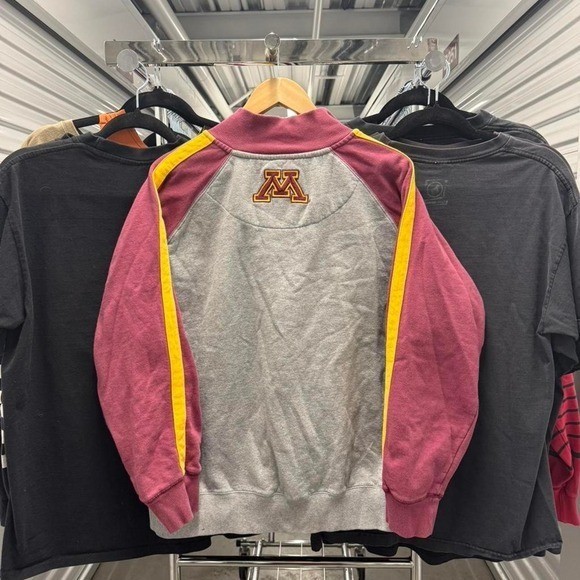 Vintage 2000’s Streetwear Essential Minnesota College Striped Sweater