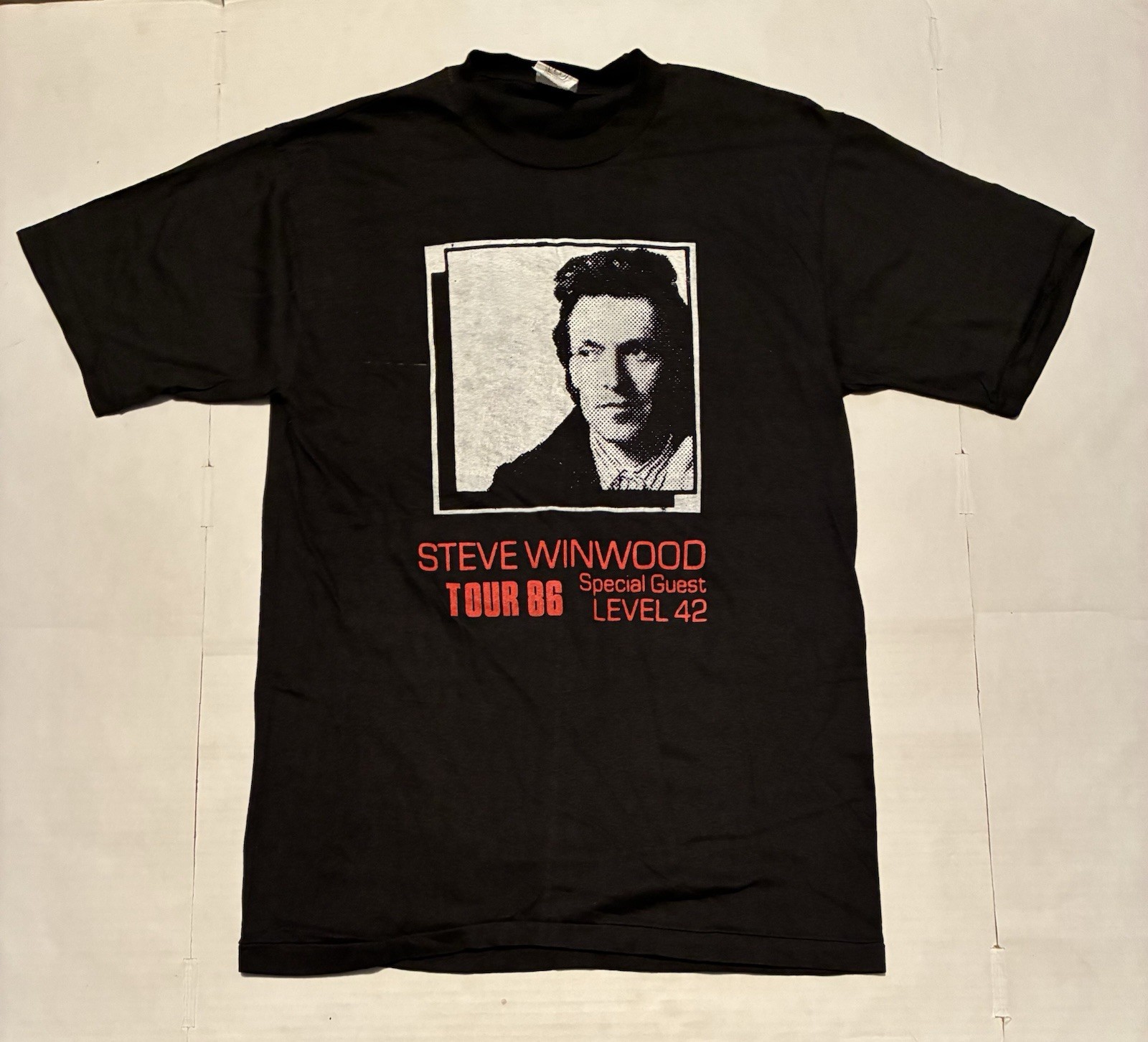 80s Steve Winwood Back in the High Life Rare Single Stitch Band Tee TRUE VINTAGE
