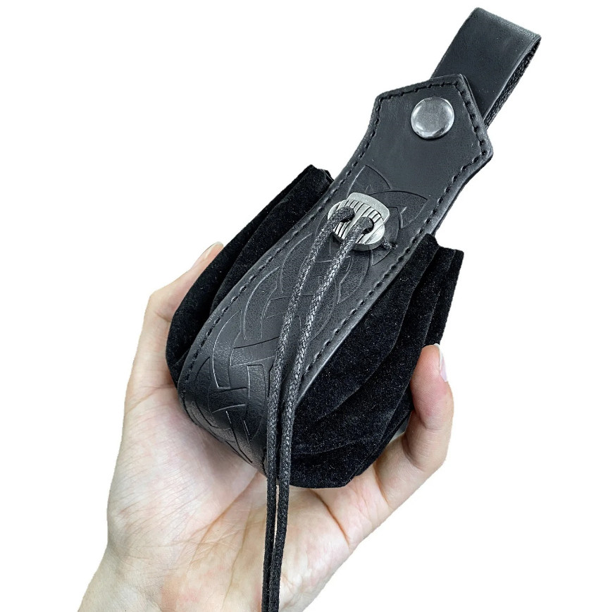 1pc Viking Medieval Belt Pouch Retro Waist Bag Coin Purse Holder – NEW