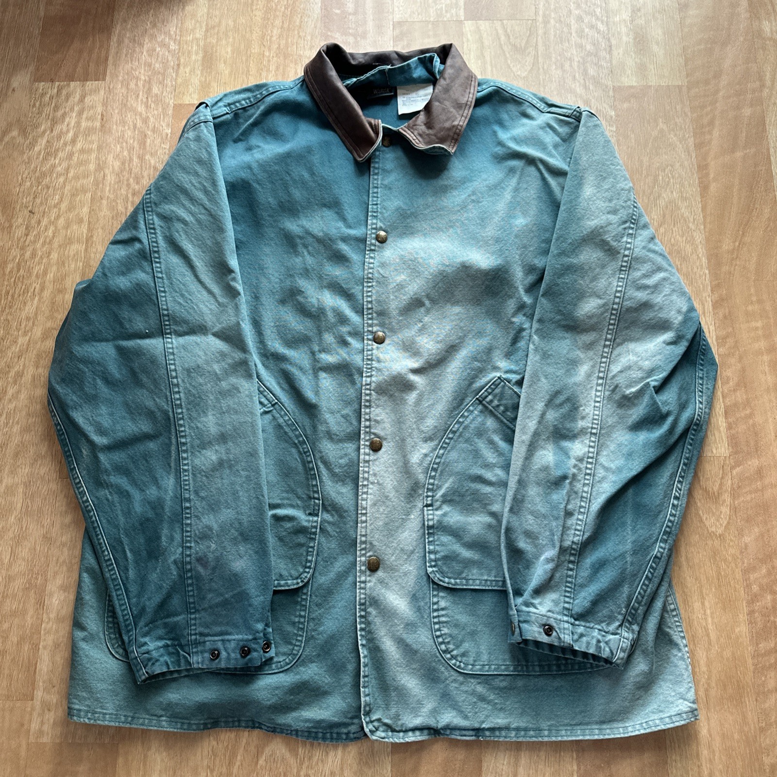 Vintage Men’s Woolrich 100% Cotton Aztec Chore Coat – XL – Made In USA