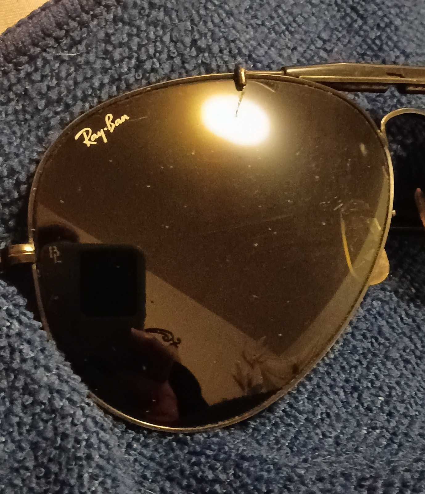 Vintage Ray-Ban B&L Bausch & Lomb Classic Outdoorsman Black Sunglasses With Case