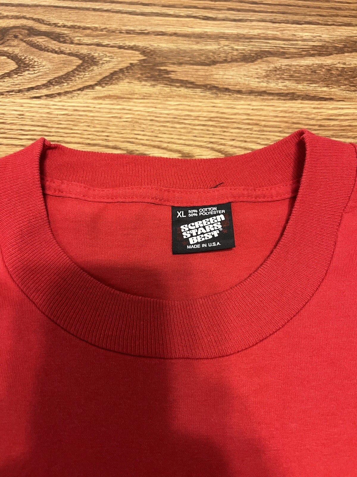 Screen Stars VTG T-Shirt Red “51 Still Havin Fun” Single Stitch Mens XL