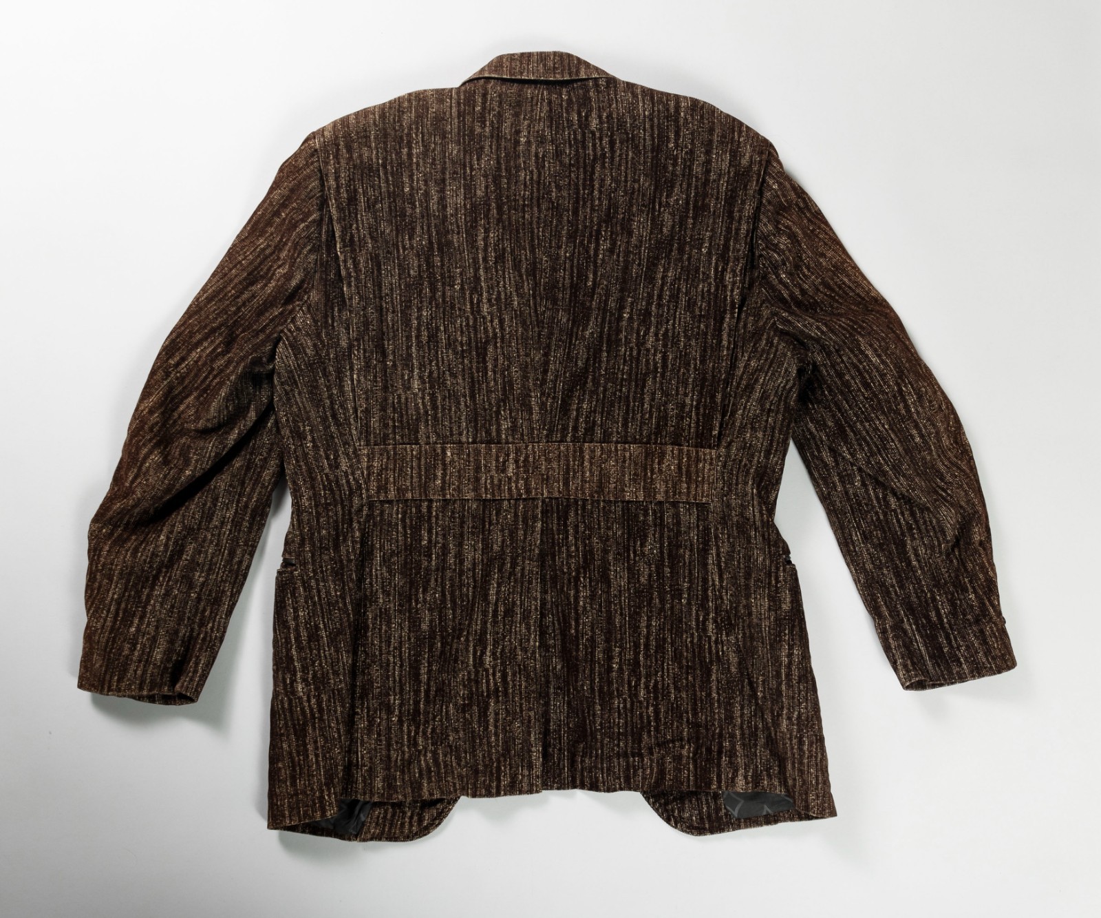VTG HALF BELT JACKET COAT BLAZER 1940’s STYLE ATOMIC ROCKABILLY CORDUROY M L 42