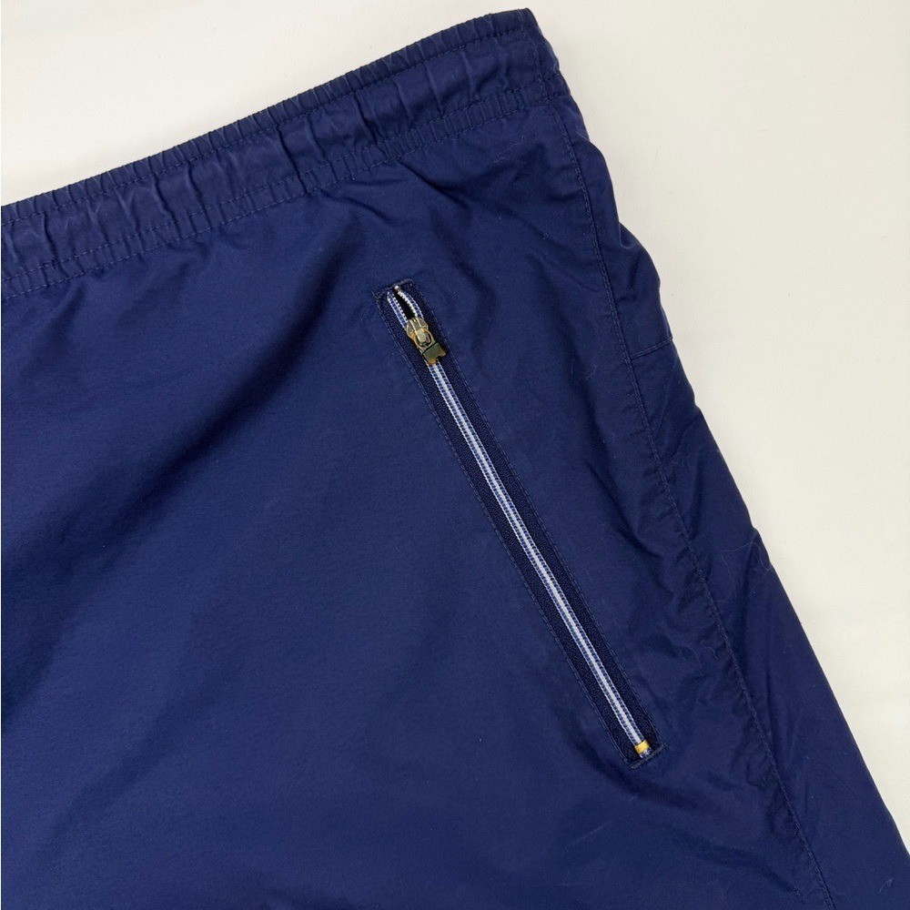 Vintage Nike Track Pants Mens Blue Black Zip Pocket Lined Y2K 90s Athletic XL
