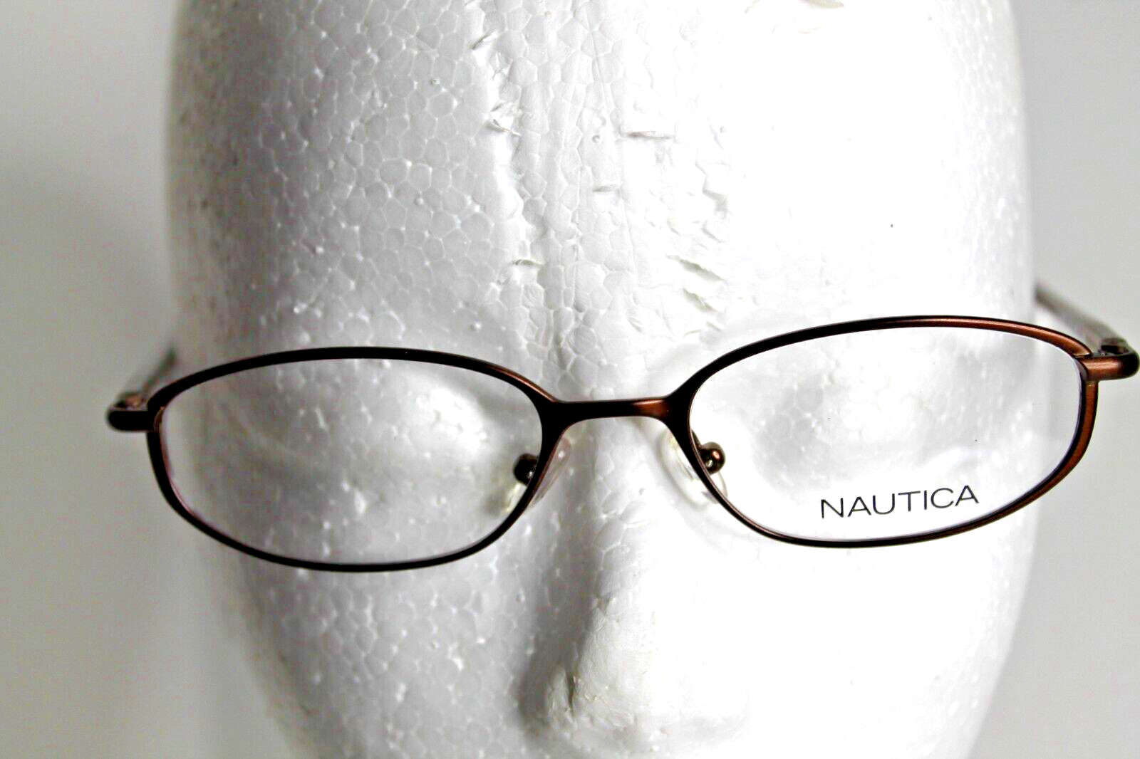 Vintage NOS Nautica Brown Eyeglasses Frames Only N7070 008 Size 49 [] 17 135 MM