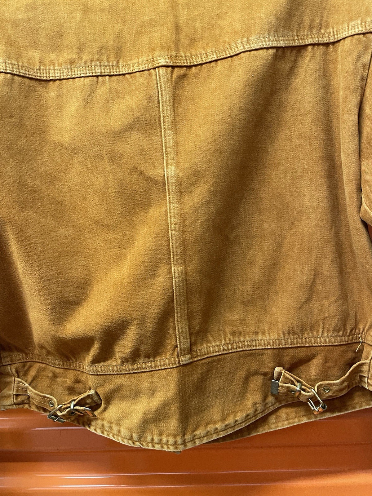 Contact By Miller Tan Vintage snap Button Jacket w/ Multiple Pockets RARE Sz 44
