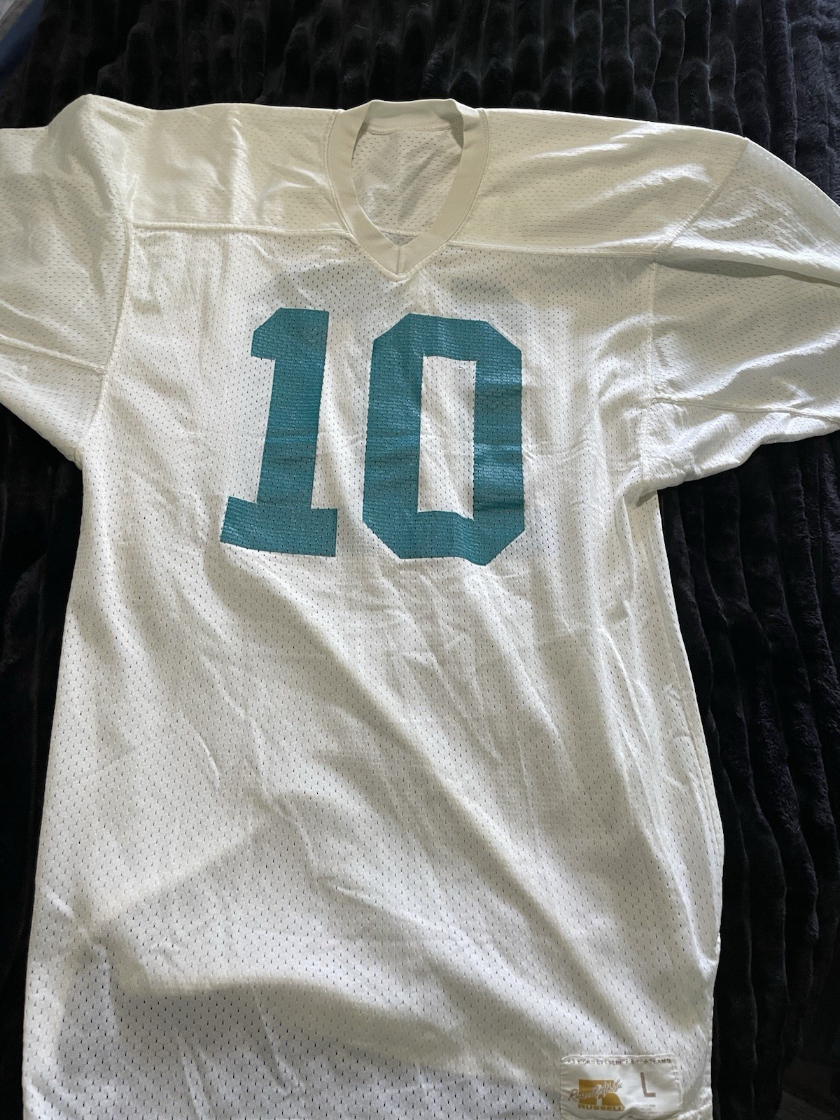 A 1970s Gold Tag Russell Athletic # 10 Jersey