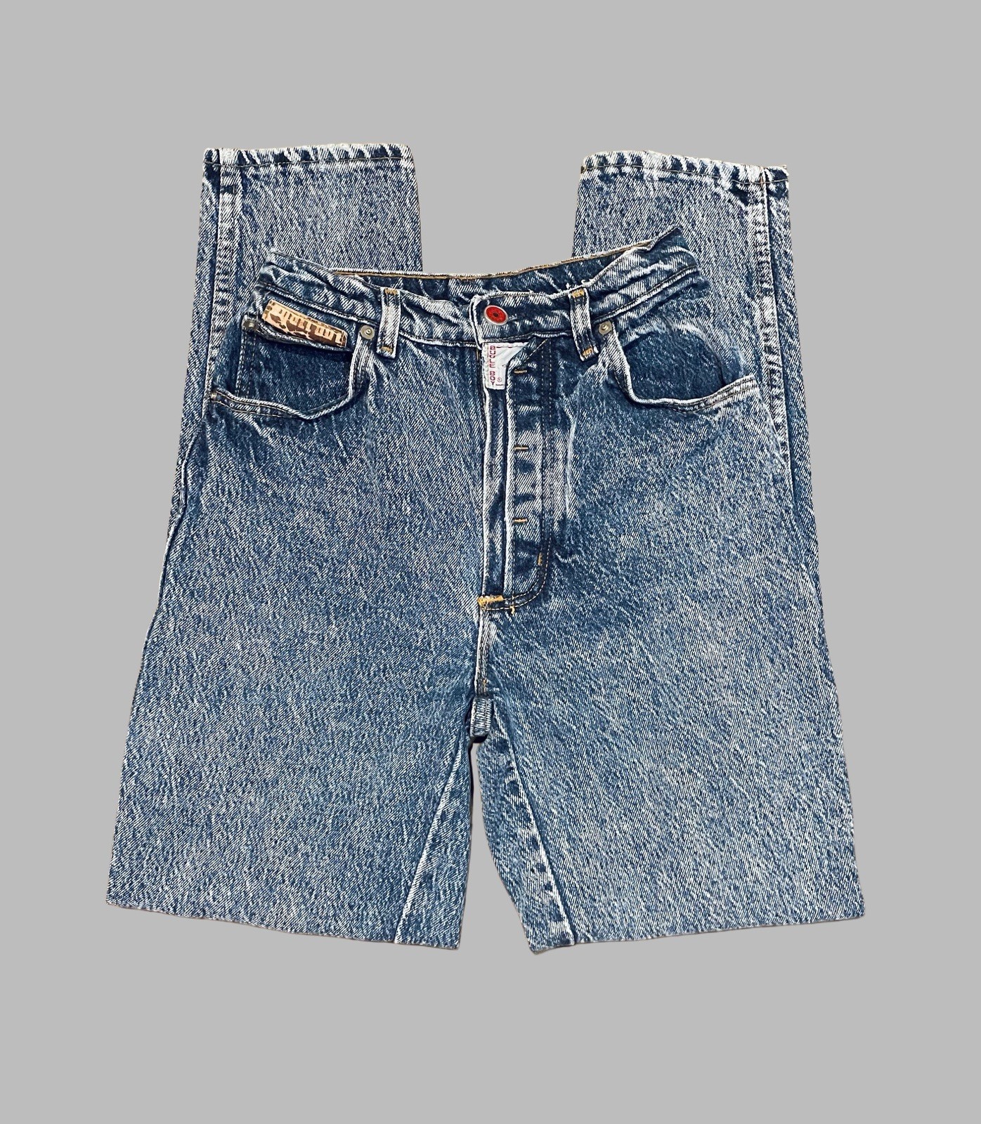 Vintage Retro 80’s “Bugle Boy” Medium Acid Wash High-Rise Denim Jeans