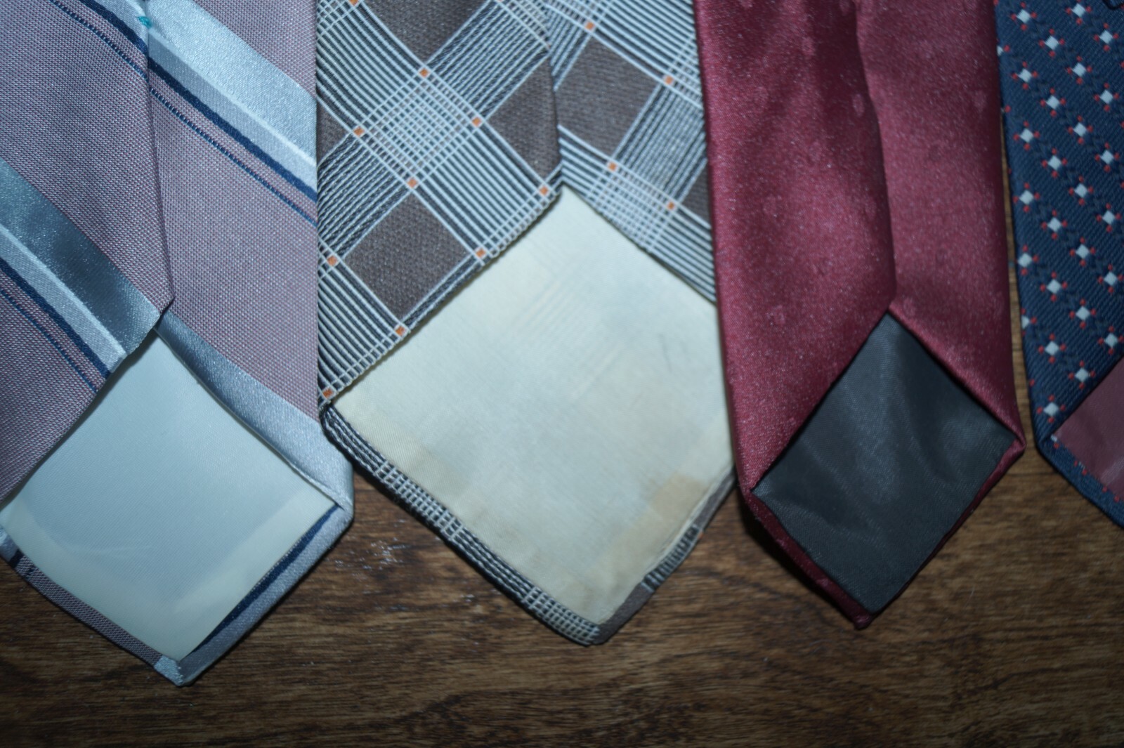 VINTAGE CLIP-ON MENS TIES LOT OF13