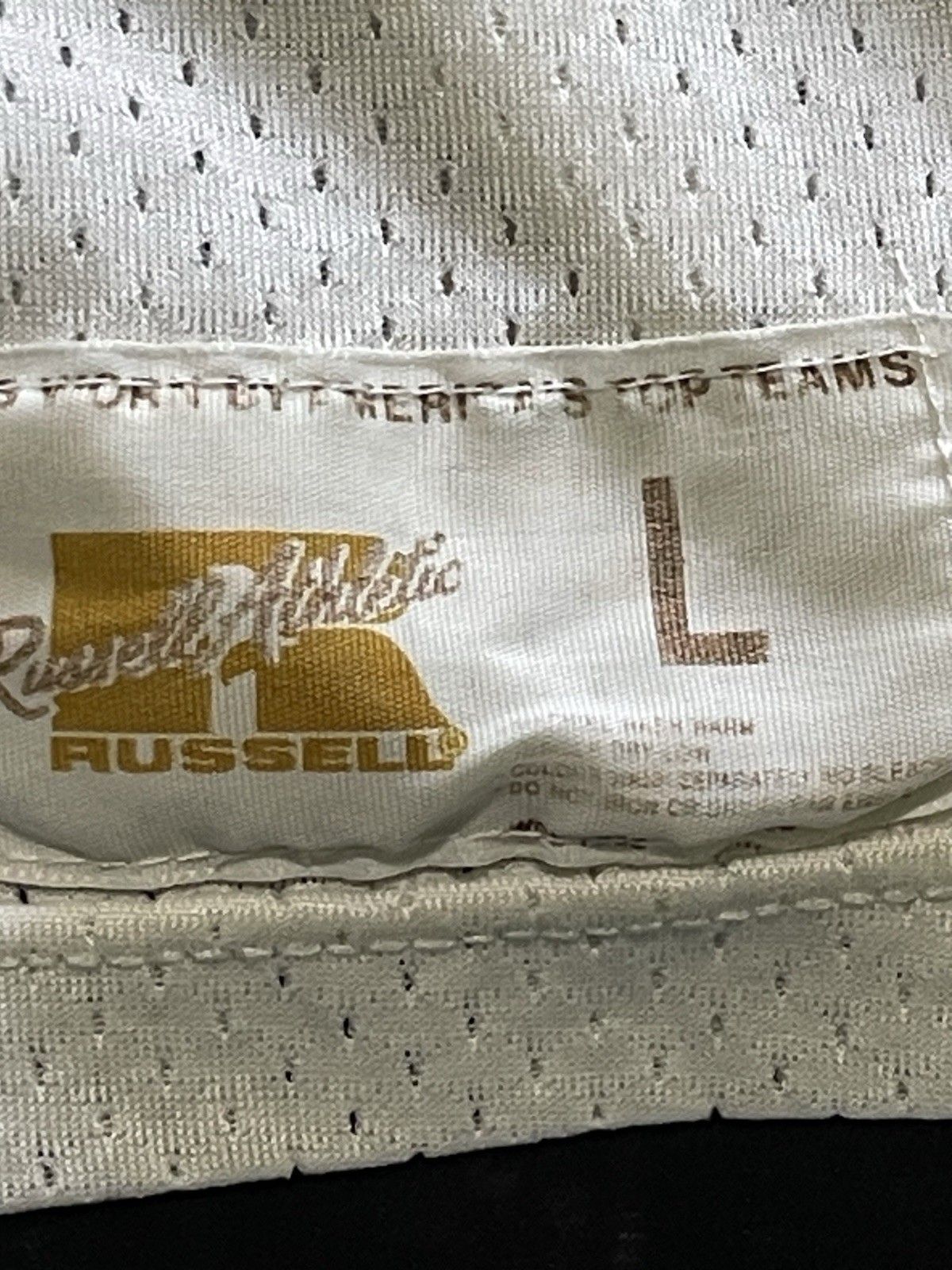A 1970s Gold Tag Russell Athletic # 10 Jersey