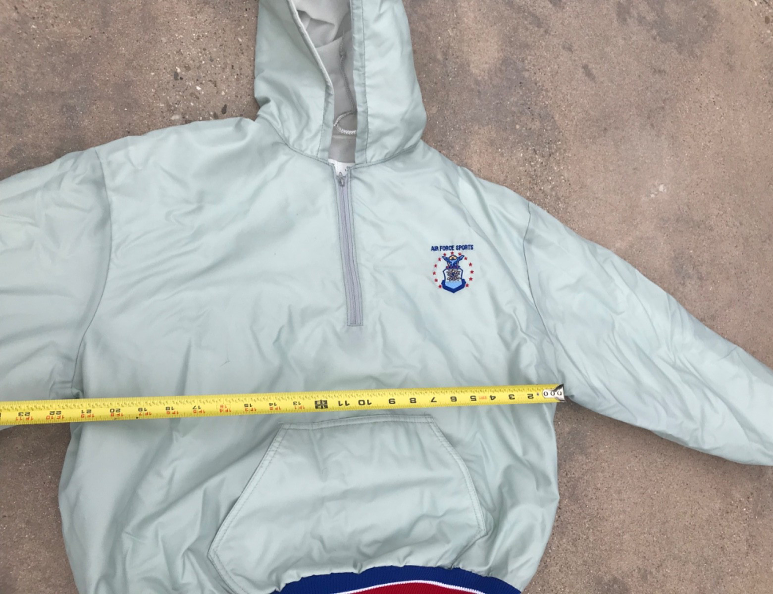 Vintage DeLONG SPORTSWEAR track suit AIR FORCE Sports Racing Strip Warm-up Suit